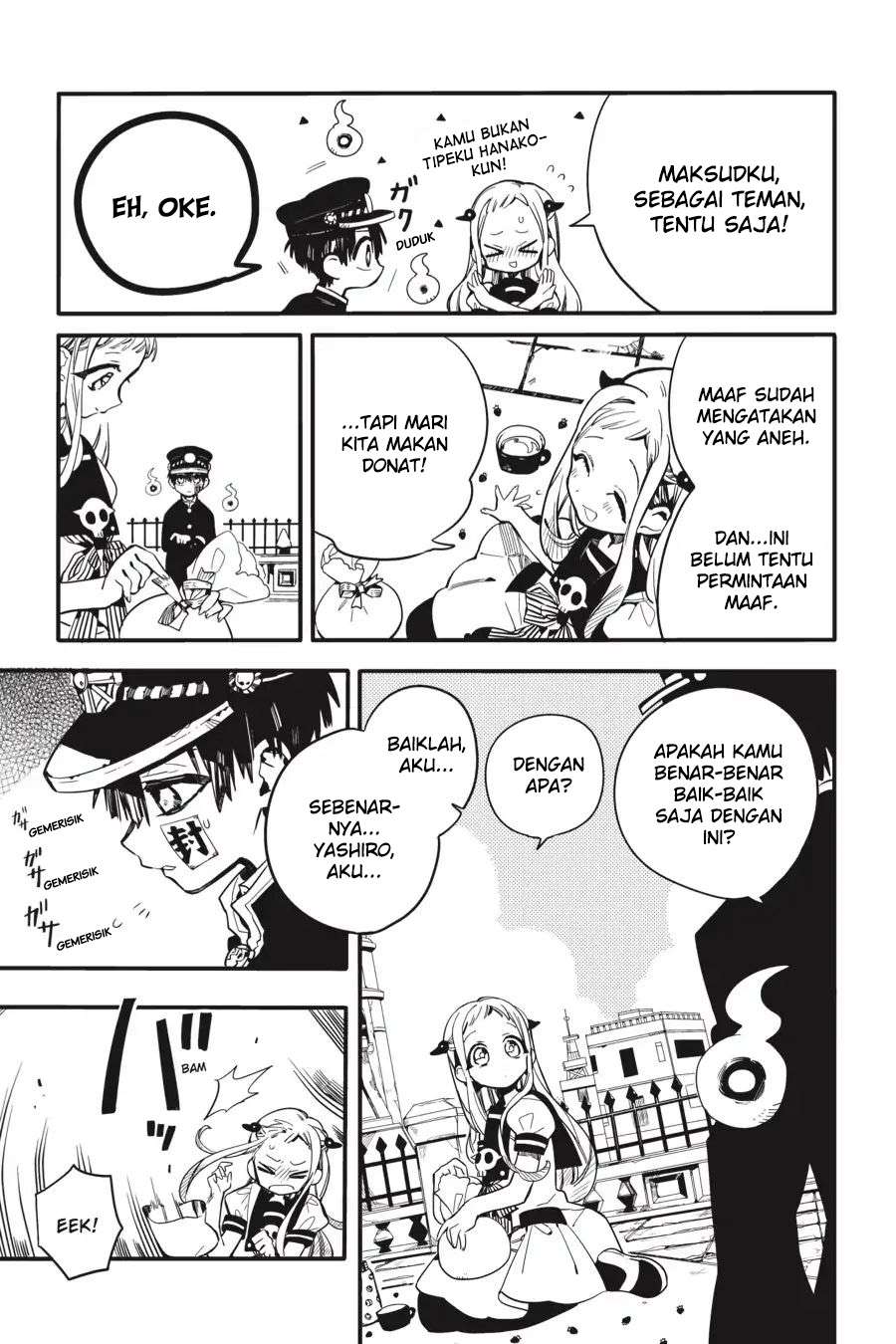 Jibaku Shounen Hanako-kun Chapter 15 Bahasa Indonesia
